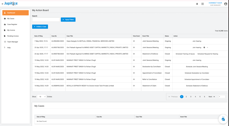 Jupitice Platform Interface